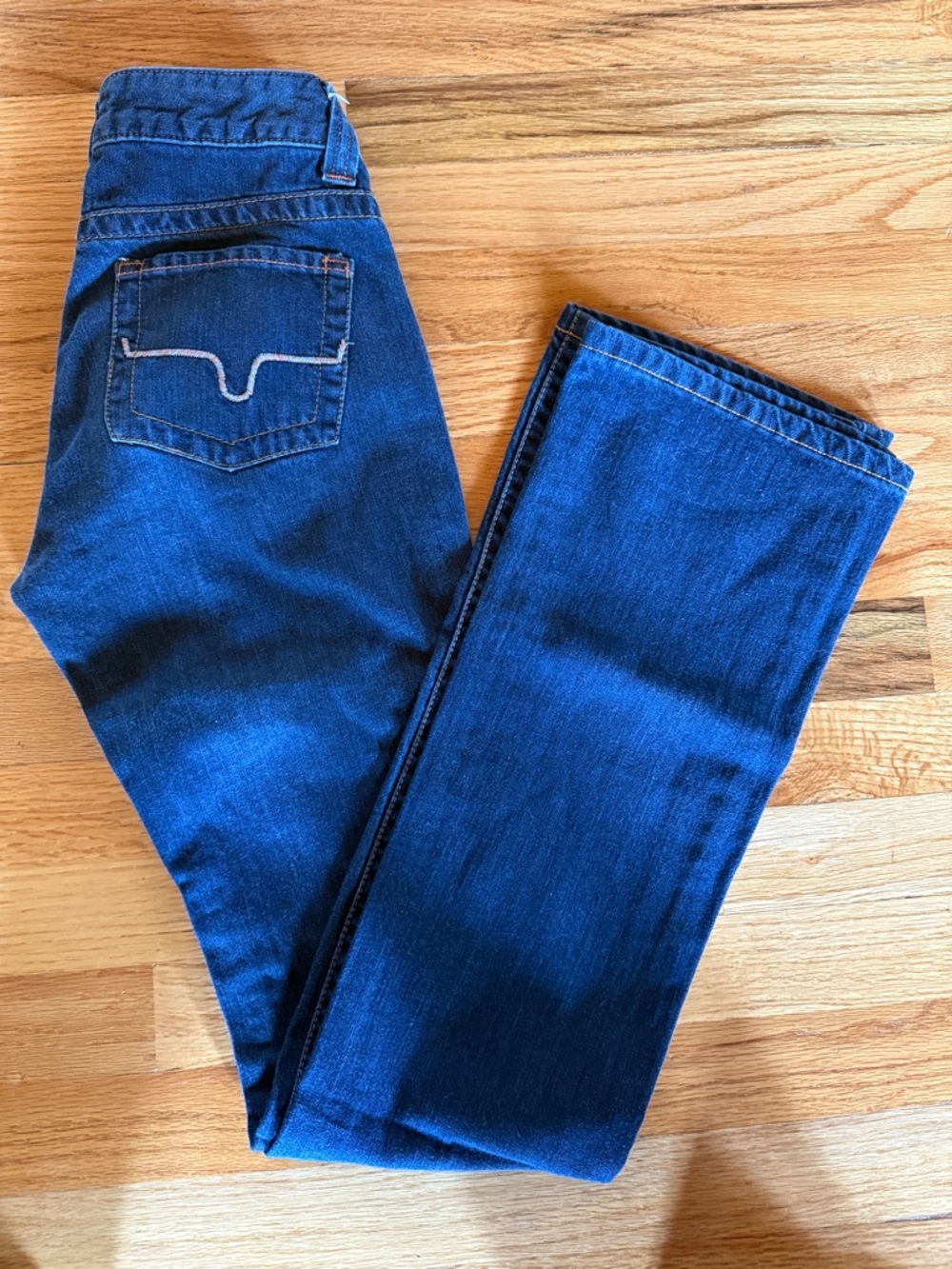 00x36 Kimes Ranch Francesca Women's Dark Blue Boot Cut Jeans